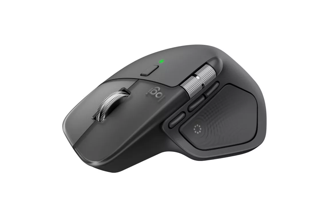 Ratón Logitech MX Master 4 Inalámbrico RF + Bluetooth 8000 DPI Grafito 8 Botones Ergonomía