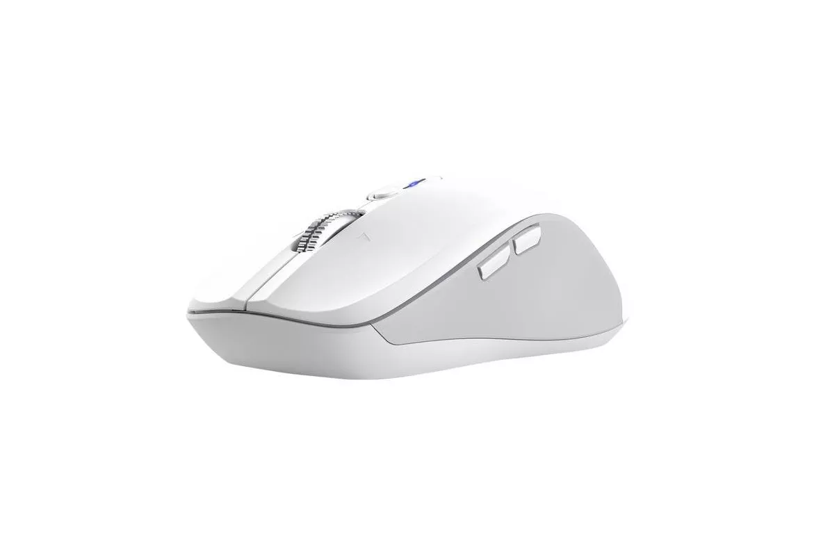 Ratón Trust 25674 Bluetooth 3200DPI Blanco Multidispositivo HyperScroll 9 Botones