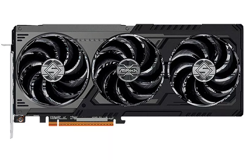 Tarjeta Gráfica ASRock AMD Radeon RX 9070 XT Steel Legend Dark 16GB GDDR6