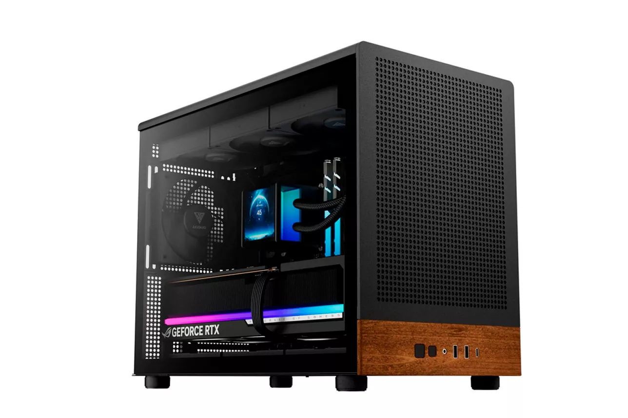 Caja/Torre Gamdias Athena M4M Wood Negro