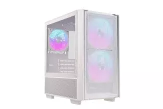 Caja Einarex PULSE PM150 RGB Blanca Vidrio Templado Micro-ATX RGB
