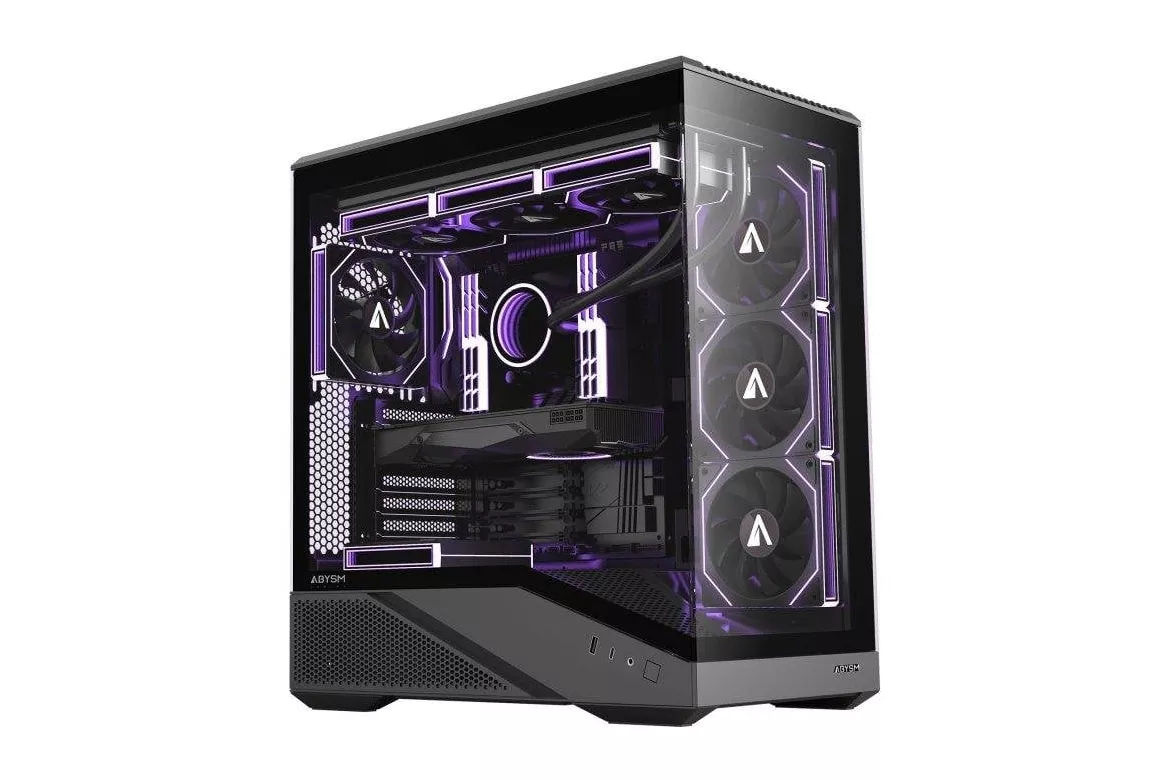 Caja ordenador Abysm ARIAN FRAME A400 Black ATX Cristal Templado ARGB PWM