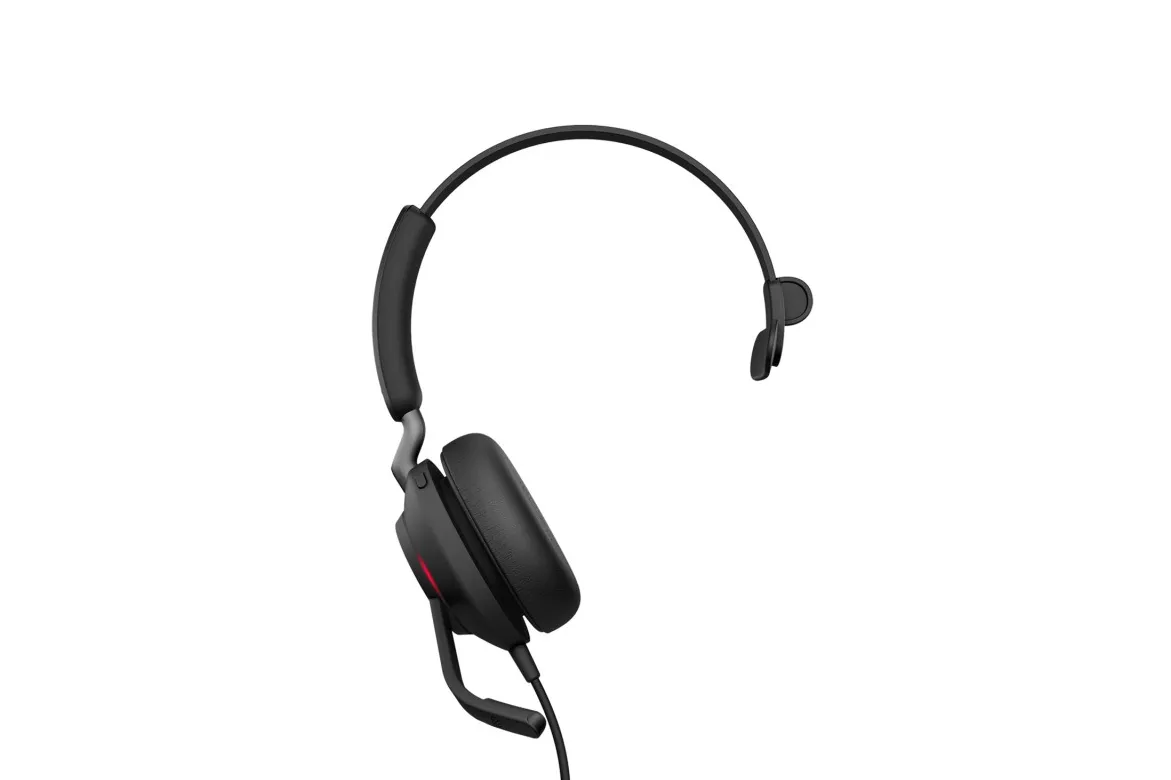 Auriculares Jabra Evolve2 40 SE con cable USB para llamadas y música con micrófono, negros