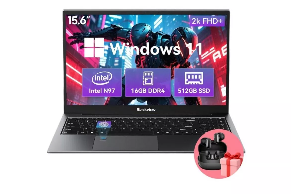 Blackview Acebook 8 Intel Core N97 16GB 512GB SSD Teclado Inglés Auriculares