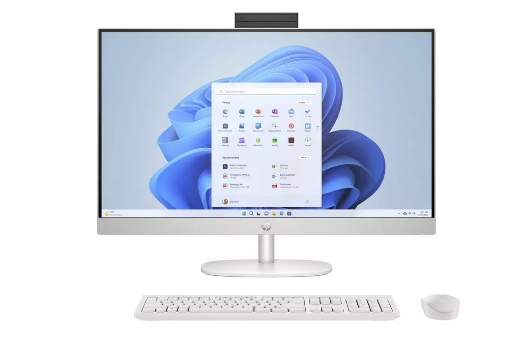 PC Sobremesa HP 27-cr2006ns Intel Core Ultra 7 255U 32GB 1TB SSD Windows 11 Home Blanco