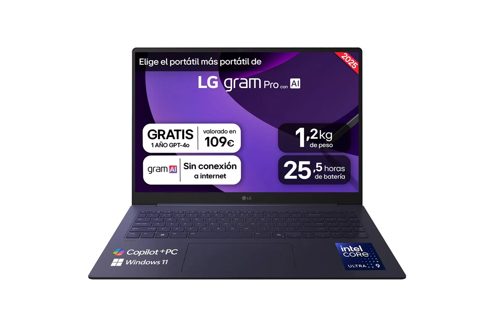 Portátil LG Gram 16Z90TS-G.AU99B 16