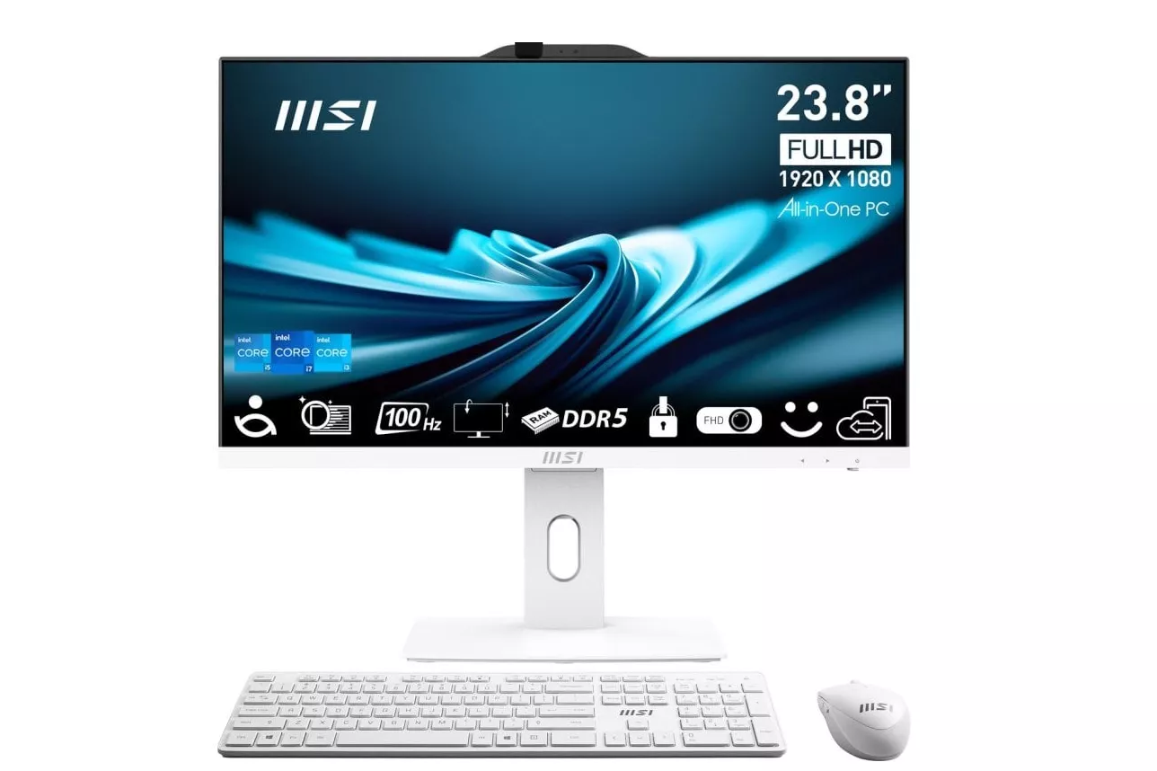 PC Sobremesa MSI Pro AP242P 14M-691EU Intel Core i5-14400 16GB 512GB SSD Windows 11 Pro Blanco