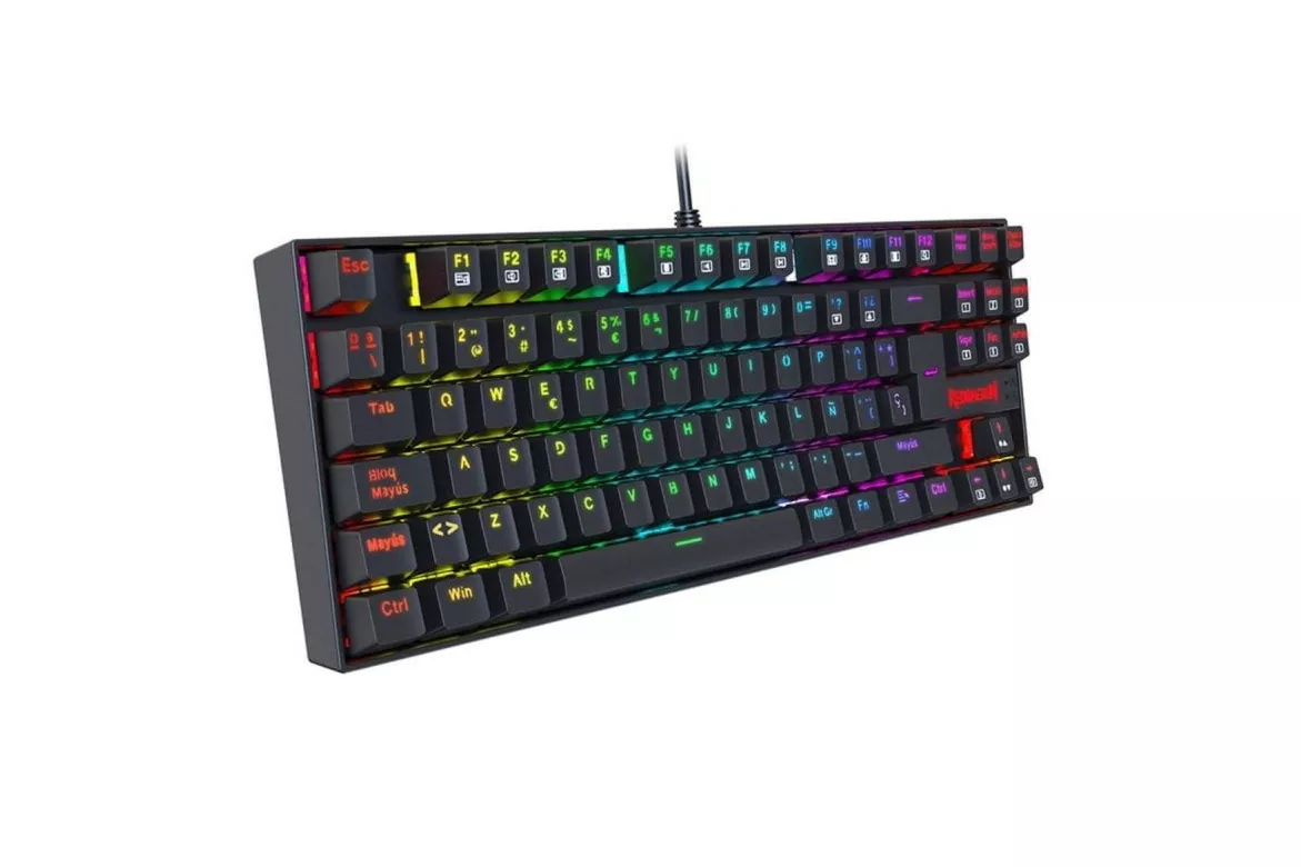 Teclado mecánico Redragon K552P-KR-ES Layout ES retroiluminación RGB