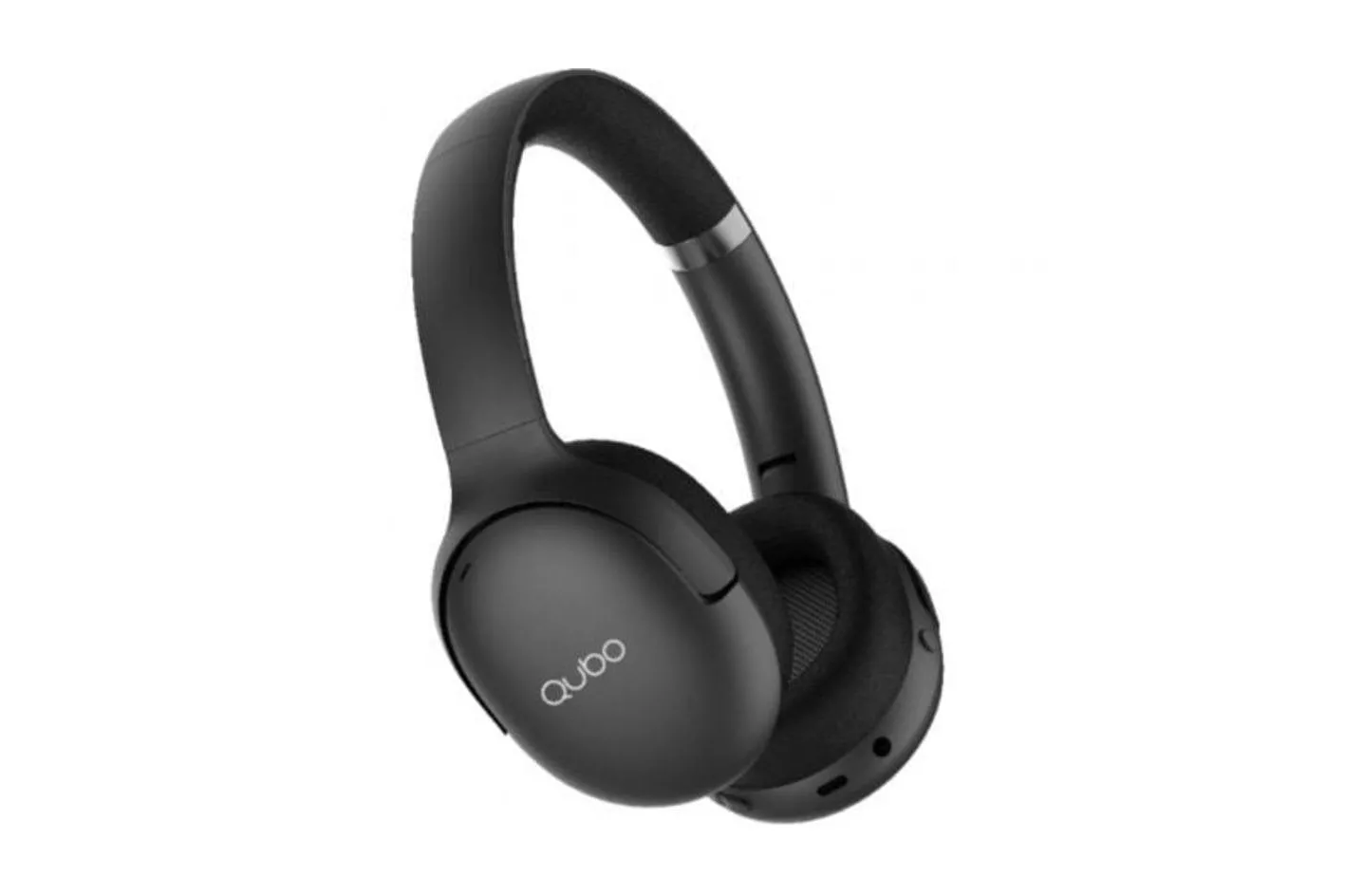 Auriculares Qubo HD-400 inalámbricos Bluetooth con Cancelación Activa de Ruido y micrófono negros