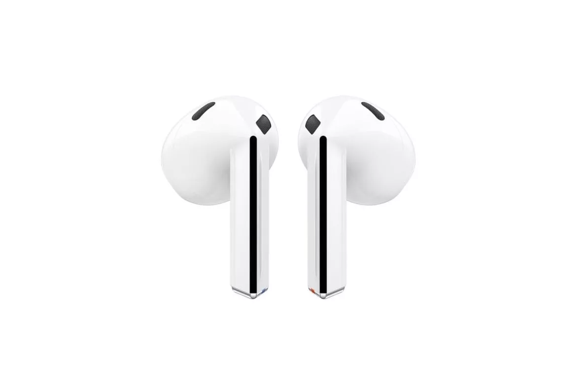Auriculares Samsung Galaxy Buds3 inalámbricos Bluetooth con Cancelación de Ruido Activa y protección IP57, blancos