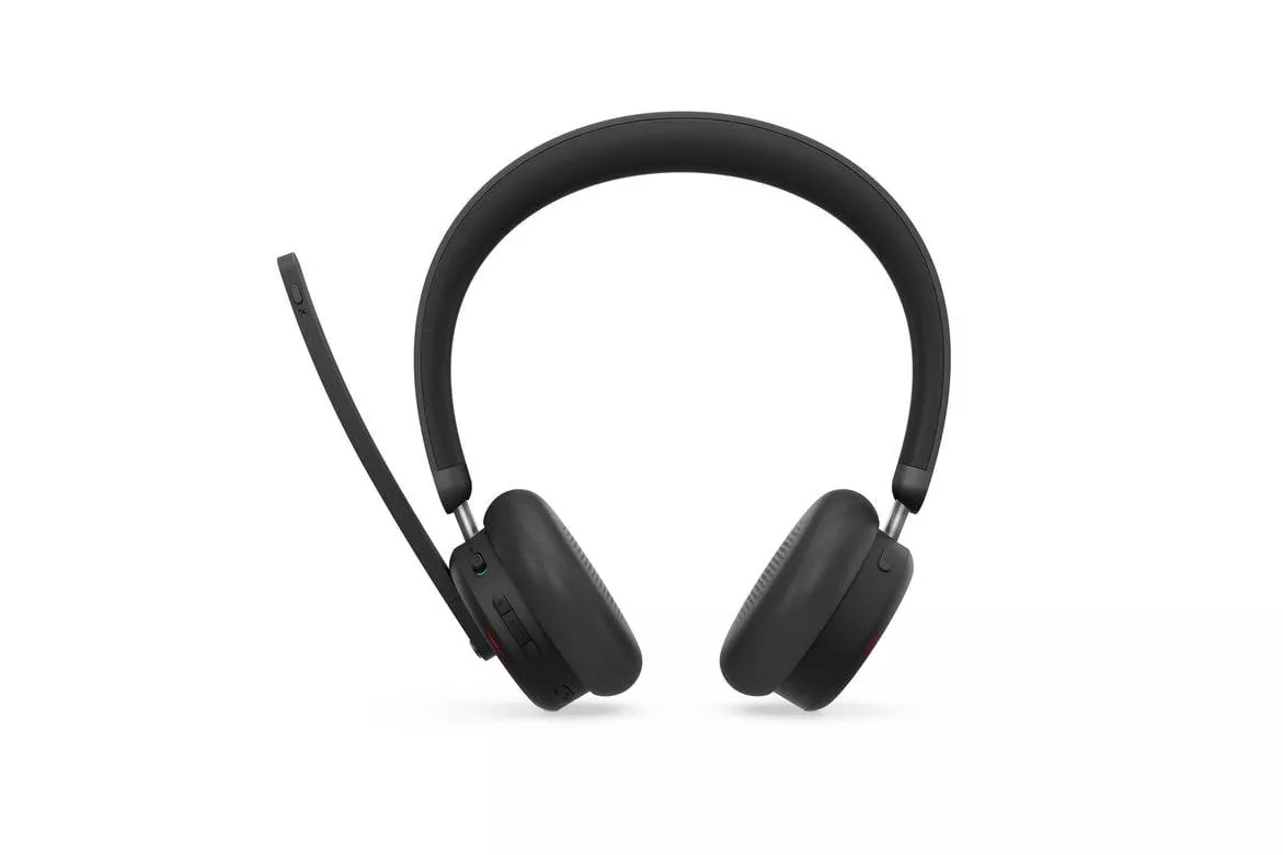Auriculares Lenovo 6550 inalámbricos Bluetooth para oficina con Cancelación de Ruido negros