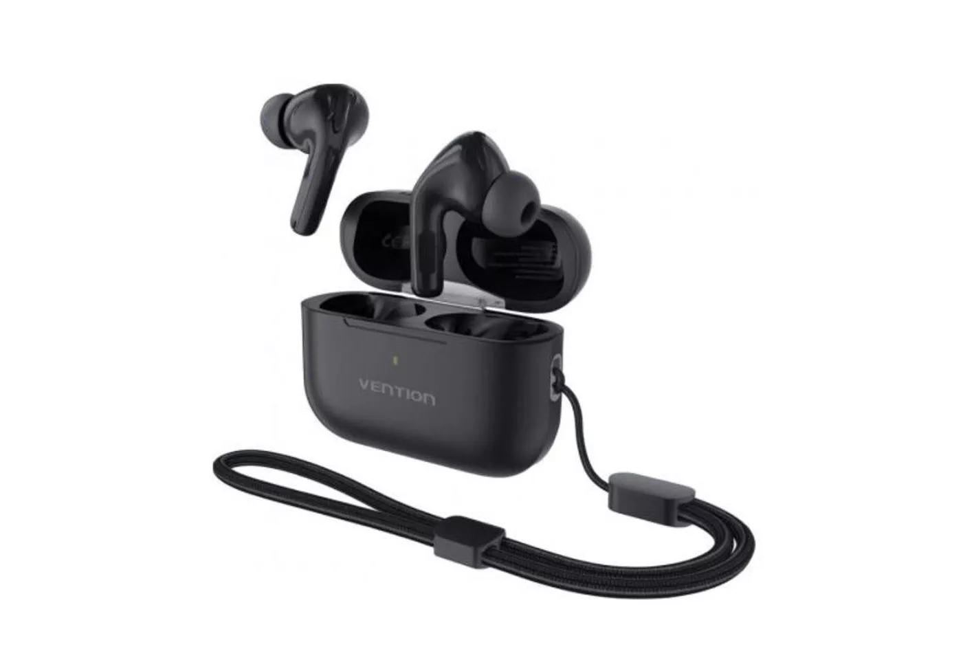 Auriculares Vention Echo Lite E11 Pro inalámbricos Bluetooth 6.0 con Cancelación de Ruido negros