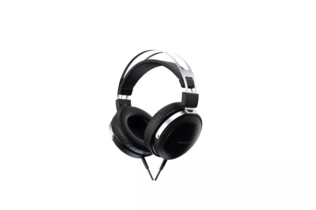 Auriculares Vulkkano HC10 Turia con cable Jack 3,5 mm para estudio y DJ, drivers 50 mm, negros
