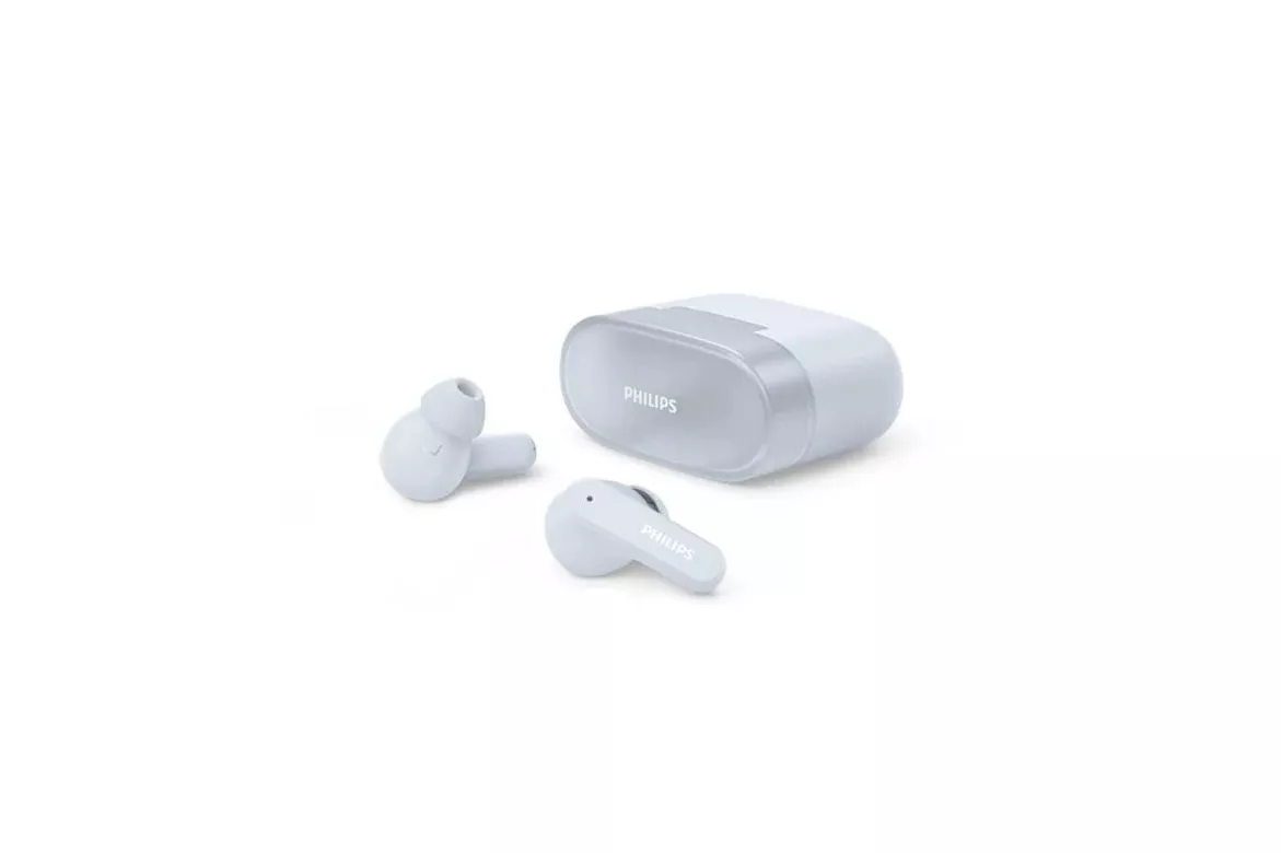 Auriculares Philips TAT2000BL/00 inalámbricos Bluetooth para llamadas y música, control táctil e IPX4, azul