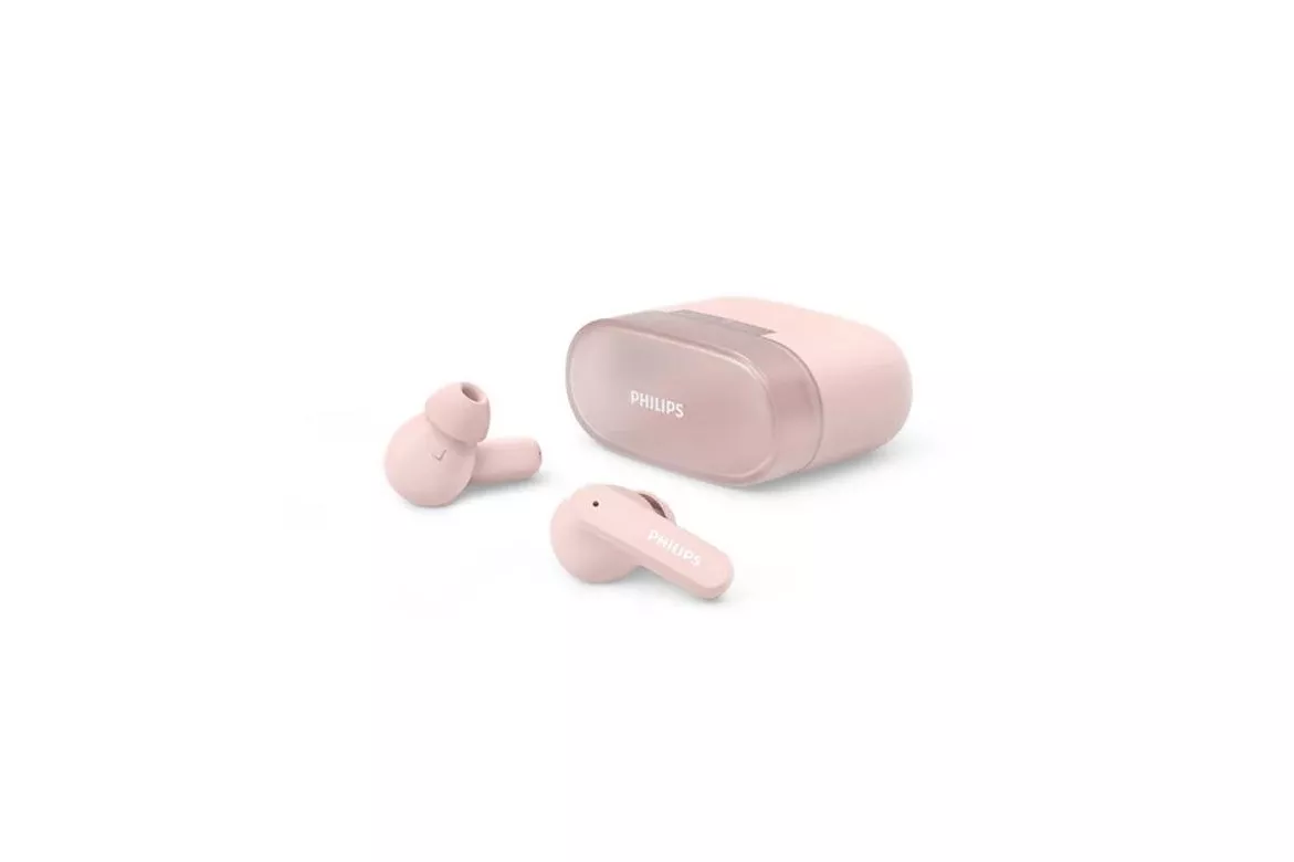 Auriculares Philips TAT2000PK/00 inalámbricos Bluetooth para llamadas y música IPX4 rosa
