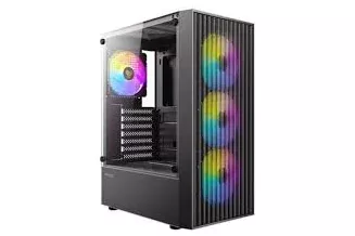 Caja PC Antec AX27 RGB Midi Tower ATX Ventana Lateral Iluminación