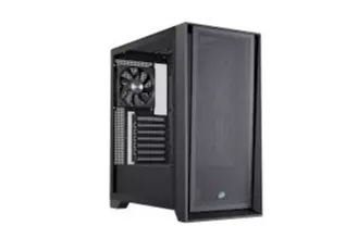 Caja PC Einarex Pulse P600 Core Black panel intercambiable malla/cristal templado, soporte 6 ventiladores, refrigeración líquida 360mm, vidrio lateral