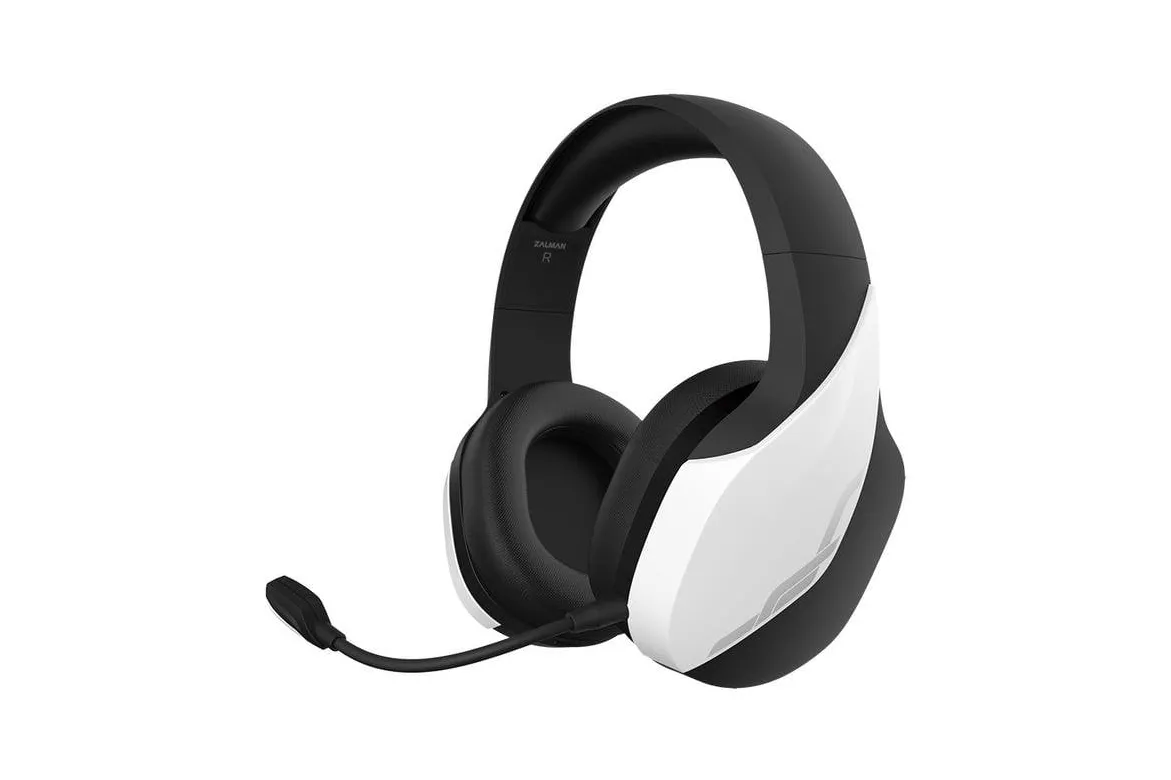 Auriculares Zalman HPS700 White inalámbricos Wireless Gaming con sonido 7.1, micrófono y 12h batería, blancos