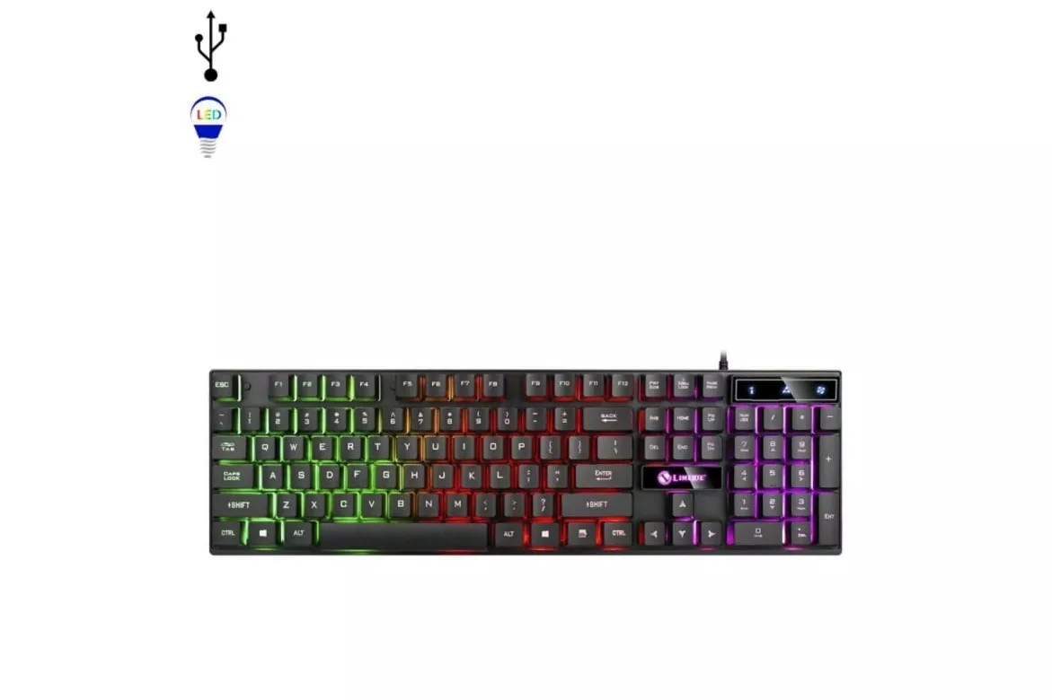Teclado de membrana Dam Electronics TX30 Layout ES RGB cableado