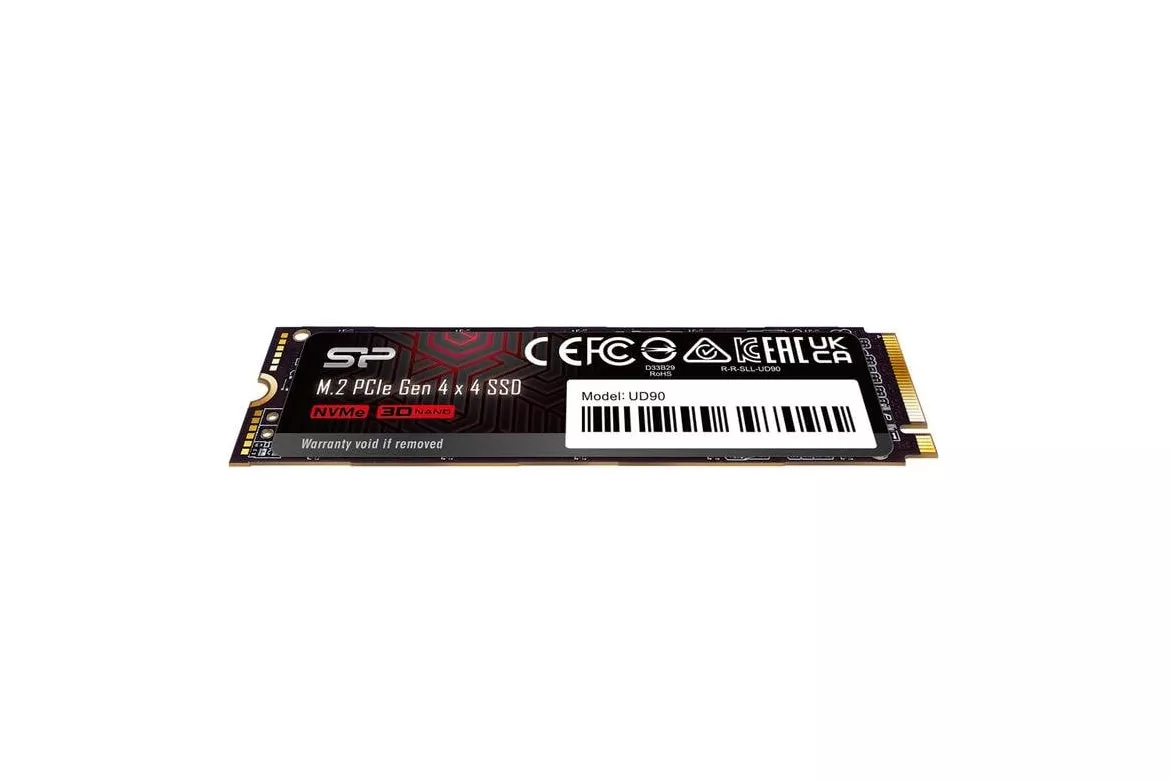 Disco Duro Silicon Power UD90 4TB M.2 PCIe 4.0 NVMe 5000 MB/s Encriptado