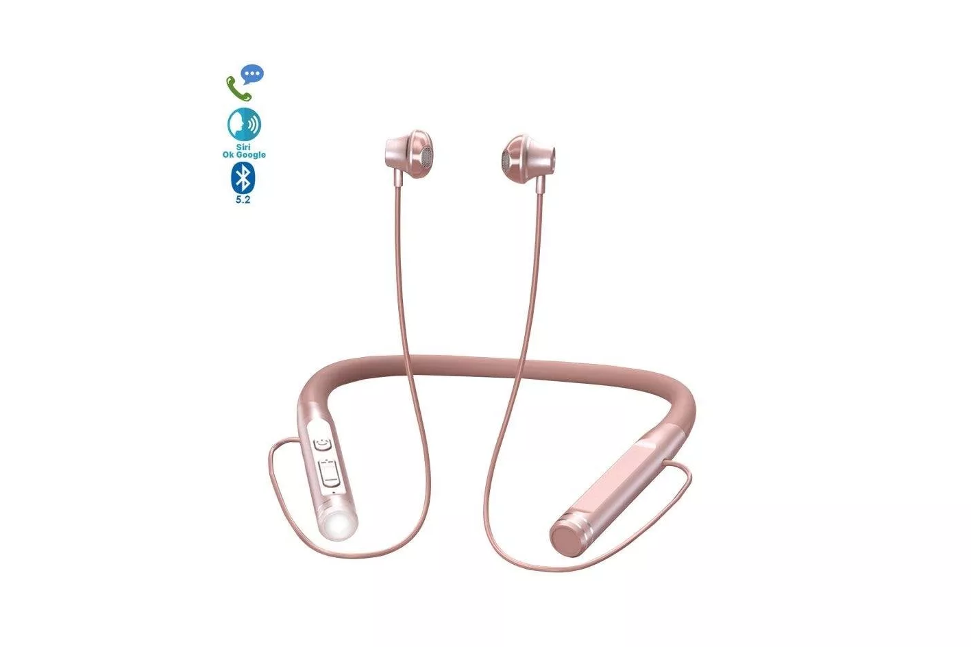 Auriculares Dam Electronics K12 Sport inalámbricos Bluetooth deportivos con luz LED y lector microSD, negros