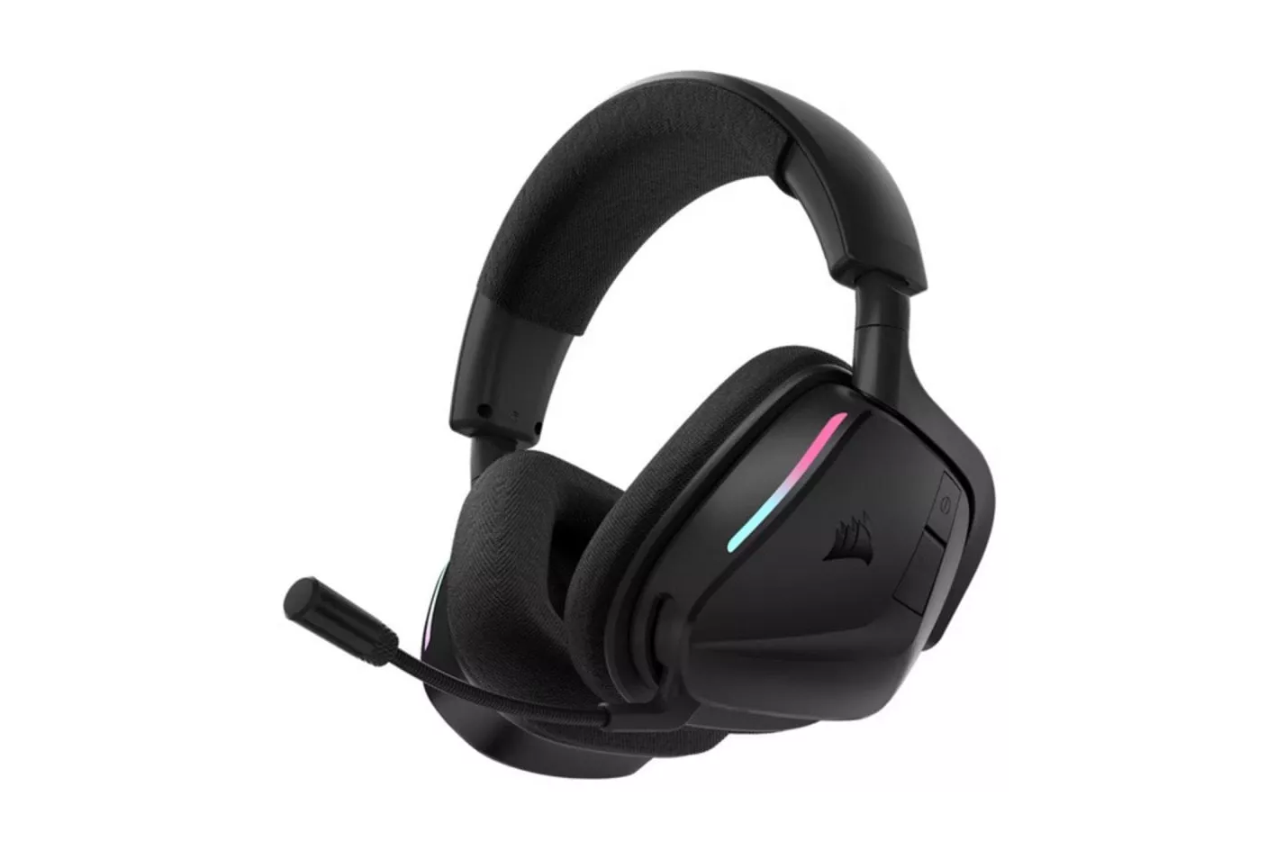 Auriculares Corsair VOID v2 MAX Wireless Gaming Inalámbricos USB-C y Bluetooth con Sonido 7.1 y Microfono Omnidireccional RGB Negro
