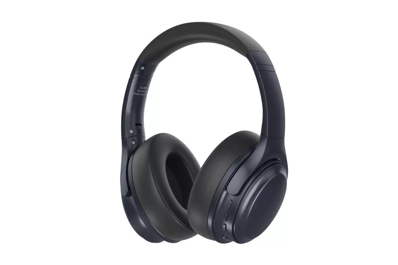 Auriculares Dam Electronics VJ099 inalámbricos Bluetooth 5.3 con Cancelación Activa de Ruido, micrófono manos libres y acceso a asistente de voz, negros