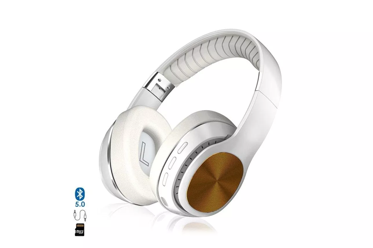 Auriculares Dam Electronics VJ320 inalámbricos Bluetooth 5.0 manos libres radio FM microSD negros
