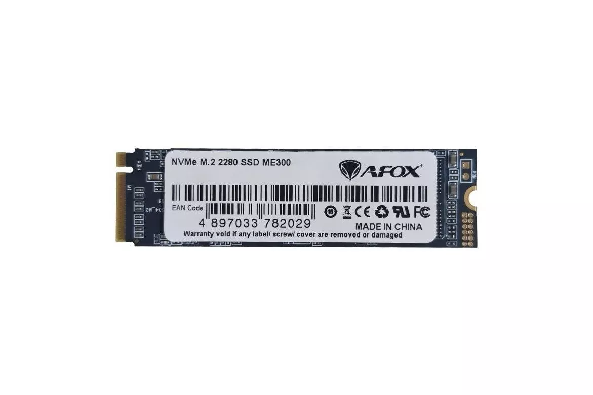 Disco Duro Afox ME300-256GN 256GB M.2 SSD NVMe 2000MB/s Alta Resistencia