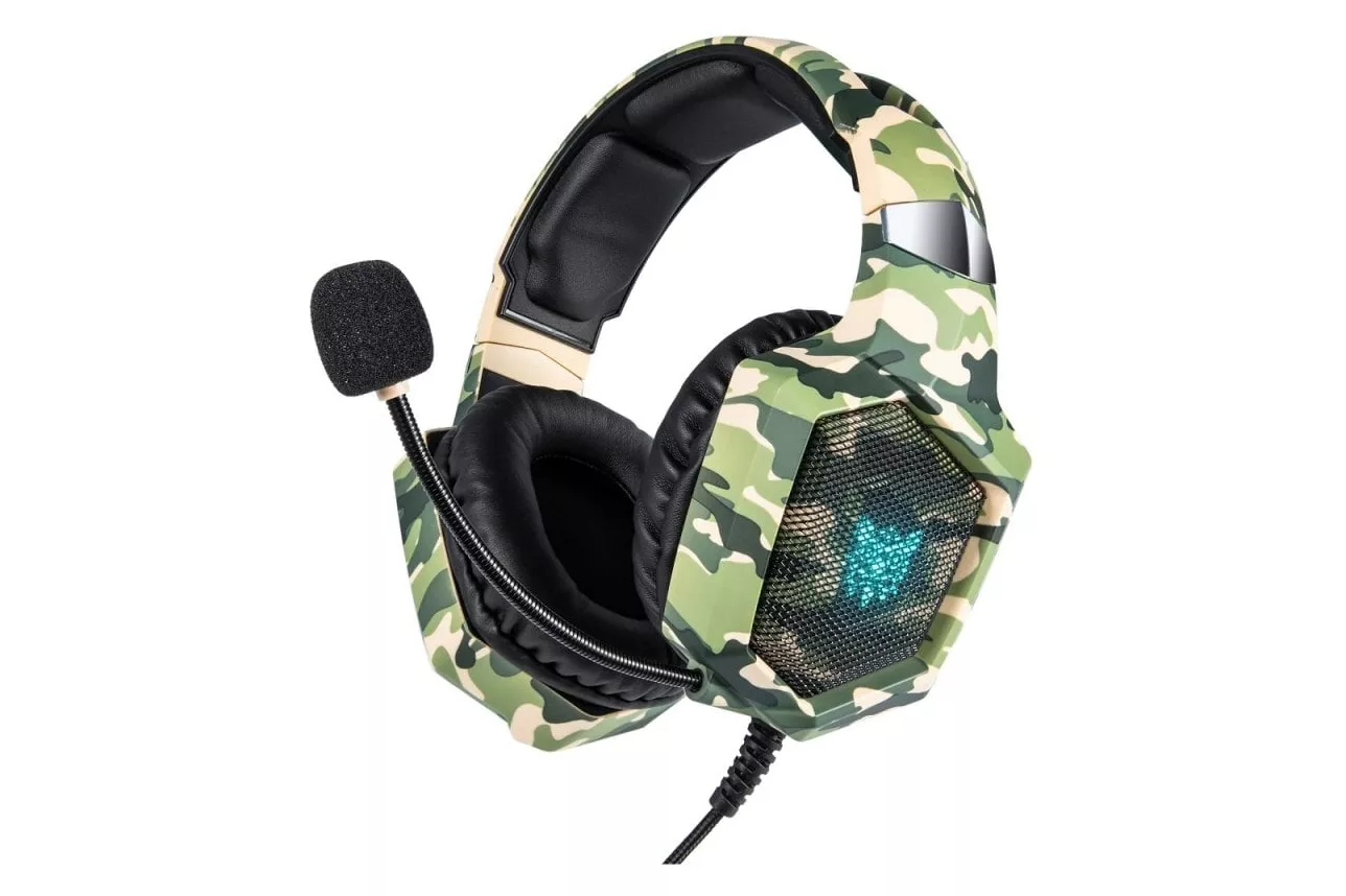 Onikuma K8 Auriculares Gaming RGB Camuflaje