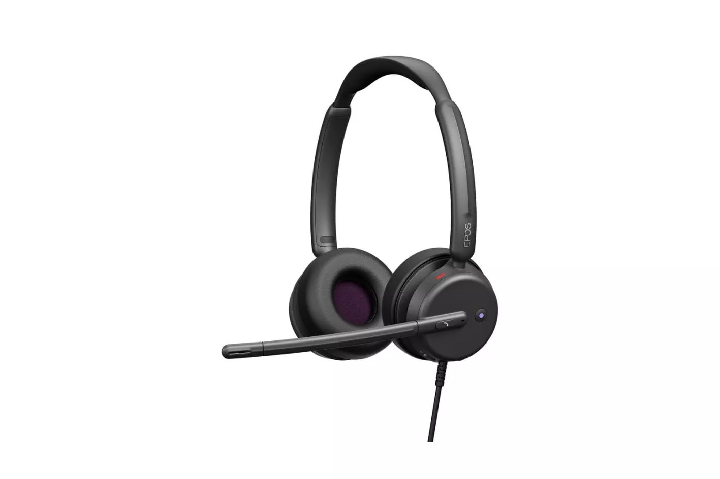 Auriculares Epos Impact 460T con cable USB-C Cancelación de Ruido para llamadas y música negros