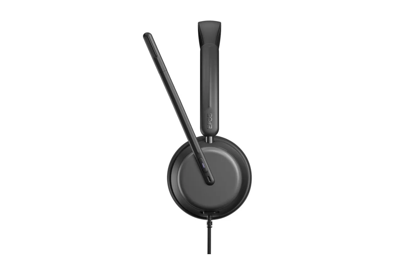 Auriculares Epos IMPACT 860T ANC con cable USB-C para oficina con cancelación de ruido negros