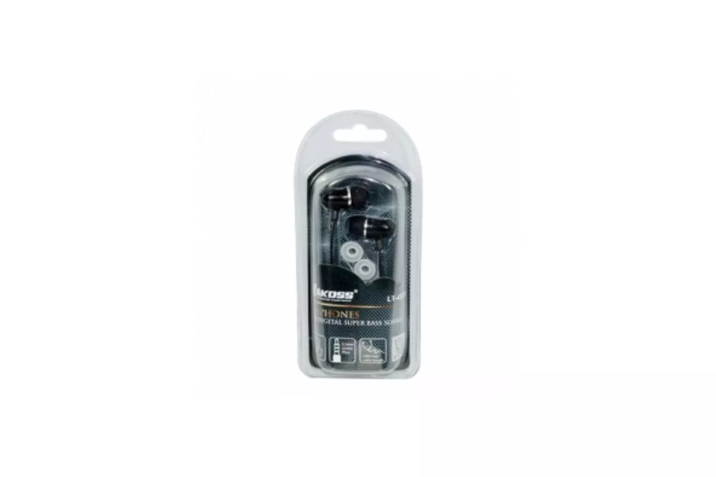 Auriculares Vakoss LT-437EX con cable Jack 3,5 mm Binaurales para música negros