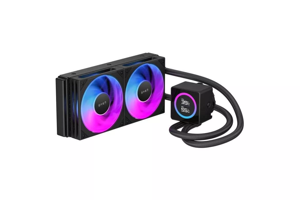 Refrigeración Líquida HP OMEN 240mm 2 Ventiladores LCD IPS RGB Modular