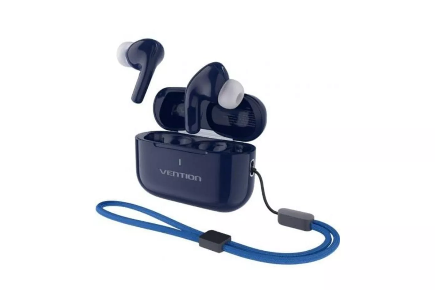 Auriculares Vention Echo Lite E11 Plus inalámbricos Bluetooth autonomía 30h azules