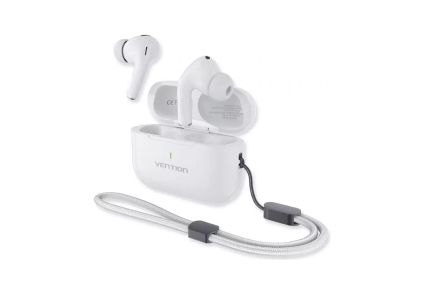 Auriculares Vention Echo Lite E11 Plus inalámbricos Bluetooth autonomía 30h blancos