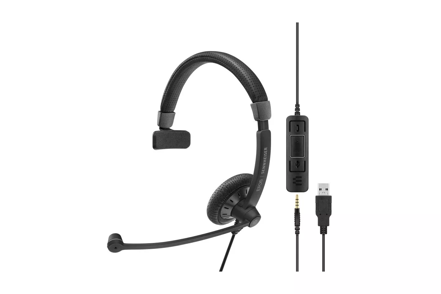Sennheiser Epos SC 45 Auricular Monoaural USB Negro
