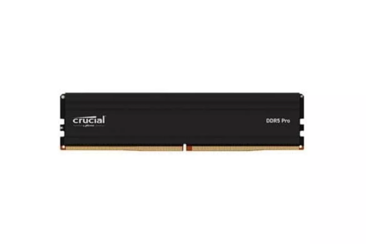 Memoria RAM Crucial Pro 32GB 1x32GB DDR5 5600MHz UDIMM 1.1V Sin RGB