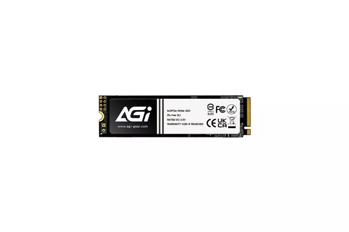 Disco Duro Agi Gear AI298 512GB M.2 3000MB/s PCIe 3D NAND Alta Fiabilidad