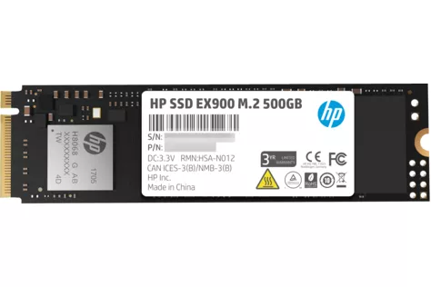 Disco Duro HP EX900 500 GB SSD - Alta Velocidad de Transferencia