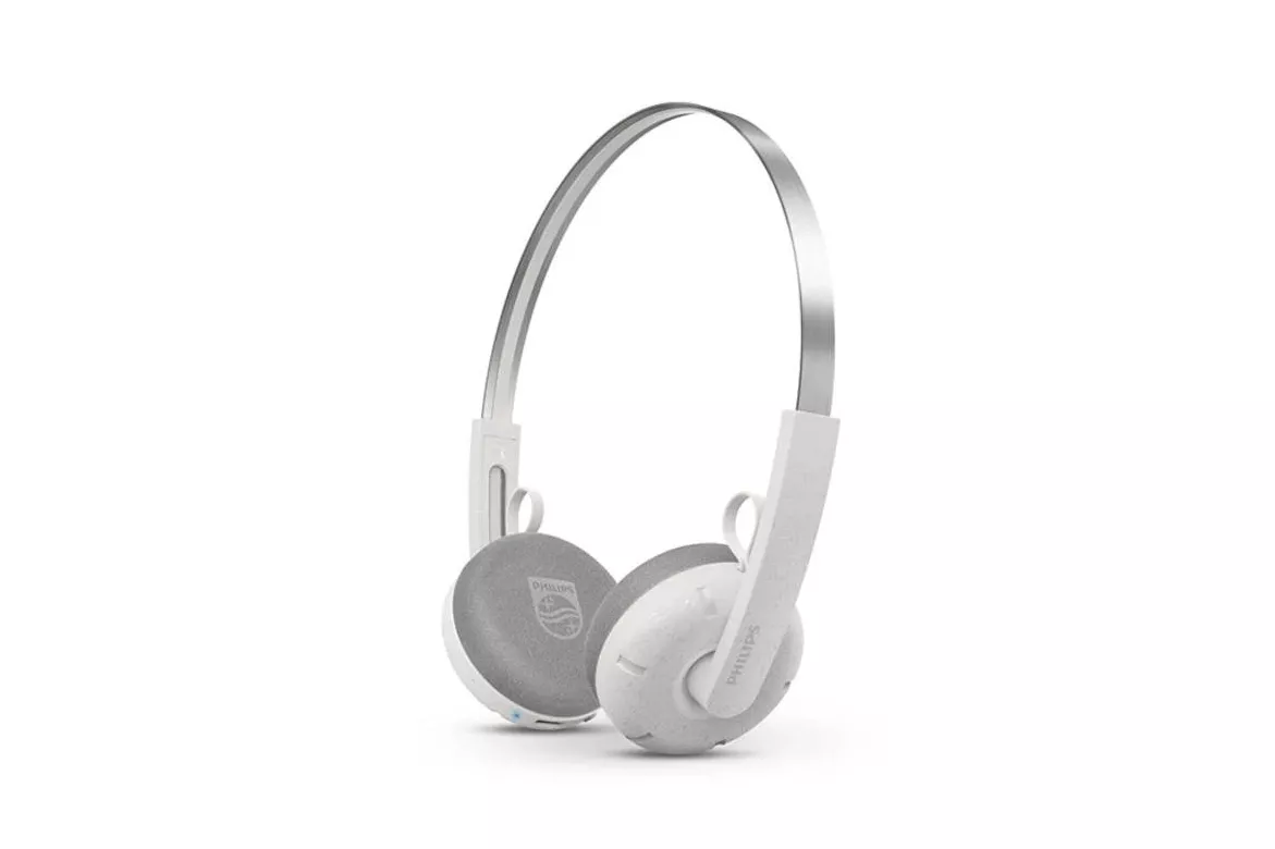Auriculares Philips TAH2000WT/00 inalámbricos Bluetooth con micrófono y control integrado blancos