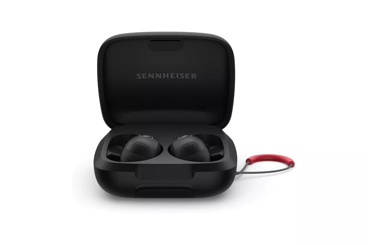 Sennheiser Momentum Sport Auriculares Inalámbricos con Cancelación de Ruido Negros