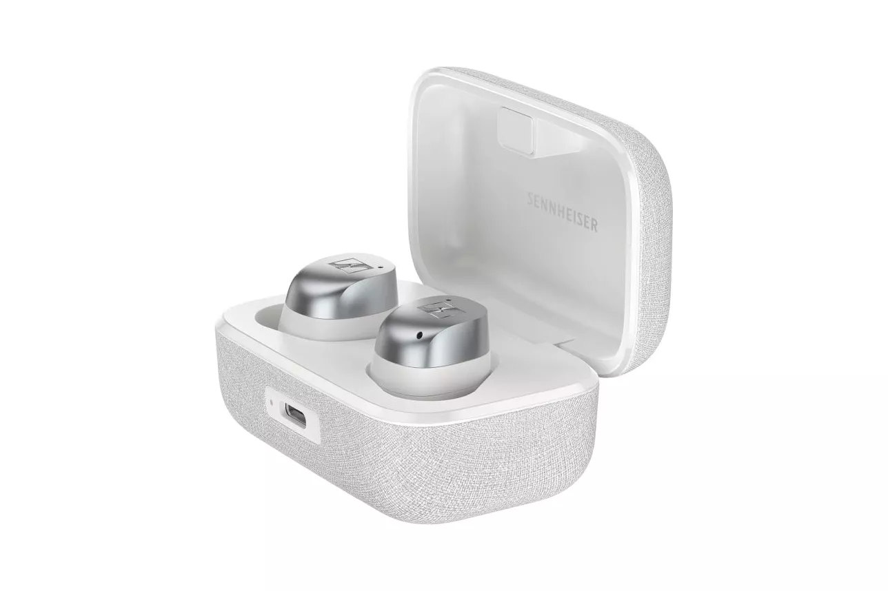 Sennheiser Momentum True Wireless 4 Auriculares Bluetooth con Cancelación de Ruido Plateado Claro