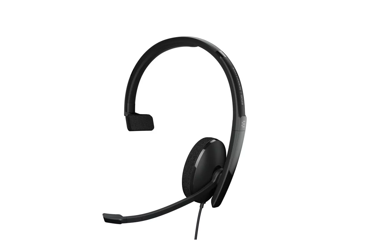 Sennheiser SC 130 Auricular Monoaural USB-C Negro