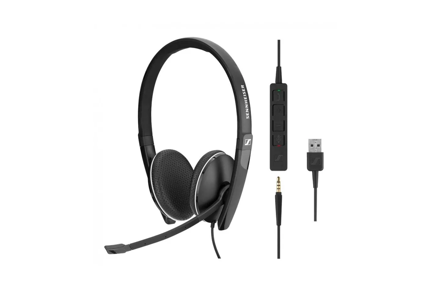 Sennheiser SC 165 Auriculares USB Negros