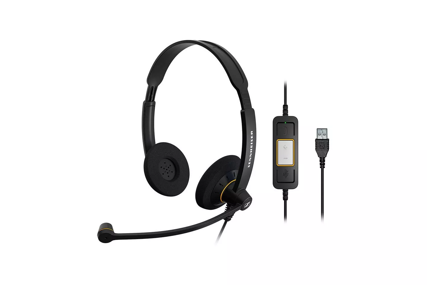 Sennheiser SC 60 USB Auriculares Negros