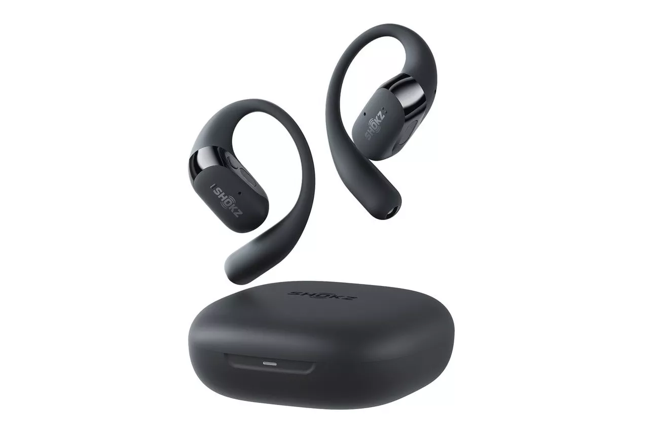 Shokz Openfit 2 Plus Auriculares Open-Ear Inalámbricos Bluetooth Negros