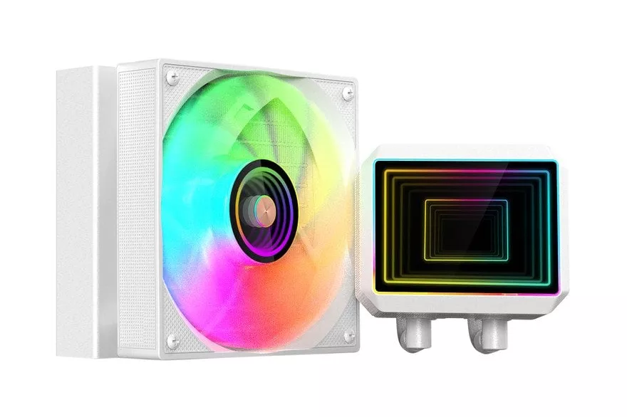 Mars Gaming Ml-two120 Refrigeración Líquida Aio 300w Tdp 1x Ventilador Argb Bomba 4ª Gen Blanco