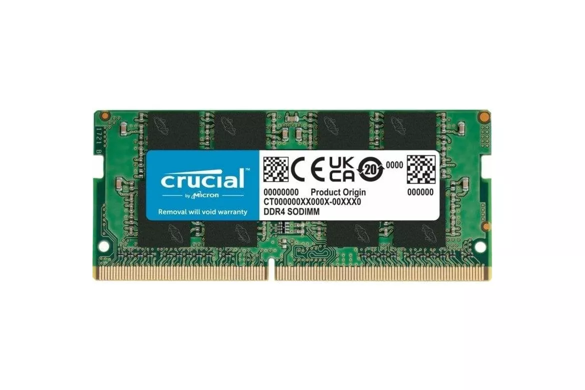 Memoria RAM Crucial CB8GS3200 8GB 1x8GB DDR4 3200MHz CL22 SO-DIMM