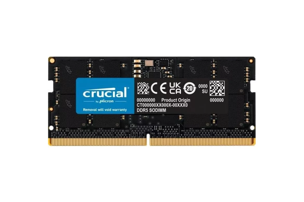 Memoria RAM Crucial CT16G56C46S5T 16GB 1x16GB DDR5 5600MHz CL46 ECC SODIMM